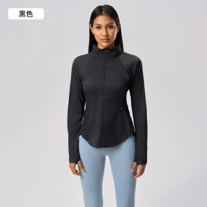 alo yoga แจ็คเก็ตกันแดดสำหรับกีฬากลางแจ้ง UPF50+ เสื้อกันแดดผู้หญิงเข้ารูประบายอากาศได้ดี