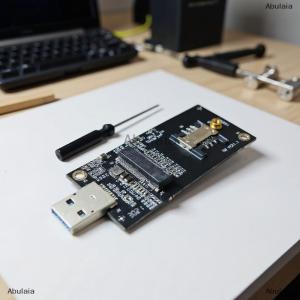 [COD] Abulaia 1 Set DW5821E M2-NGFF DW5811e DW5816E EM7455 L860-GL USB3.0 Expansion Card For 3G 4G 5G LTE Module M2 USB Adapter
