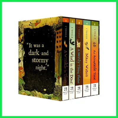 【Ready Stock】The Wrinkle in Time Quintet Boxed Set A Wrinkle in Time/ A Wind in the Door paperback
