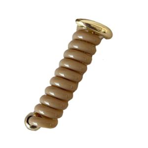 Simple Coiled Hair Bands Fashionable Telephone Cord Elastic Hair Tie Elegant Ponytail Holder Elastic Coiled Hair Ties