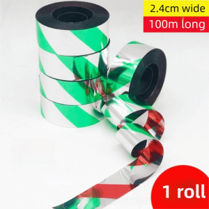NOCASE 50M/100M Flashing Hanging Bird Repellent Ribbon Multipurpose Double-sided Reflective Bird Scare Tape Creative Adhesive-free Anti Bird Tape Small Animals