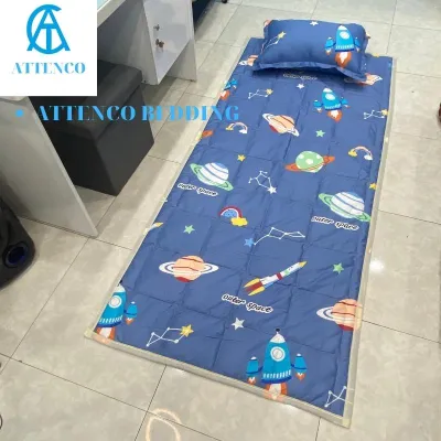 Nệm Ngủ Trưa Văn Phòng Gấp Gọn Trải Giường Ký Túc Xá Size 90 x 200cm Mua kèm Gối