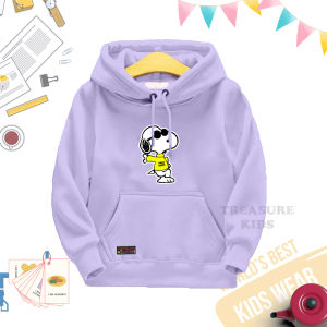 Hoodie jumper anak laki laki perempuan motif snopii umur 2 - 12 tahun jaket fleece anak lucu
