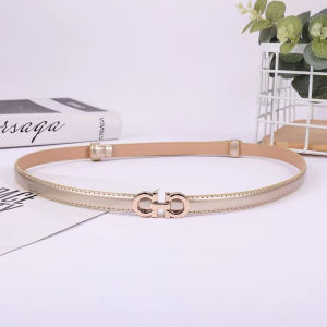 Ikat Pinggang Wanita Aksesoris Wanita Sabuk Kulit Kecil Casual untuk Aksesoris Belt Wanita PU11