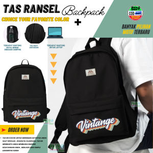 Tas Backpack Laptop Casual/Tas Gendong Kekinian Sekolah New Style Distro Termurah Tas Ransel Sekolah Cowo Cewe kece keren