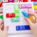 Mainan Edukasi Puzzle Mobil smart Traffic Jam Game IQ Car Rush Hour. 