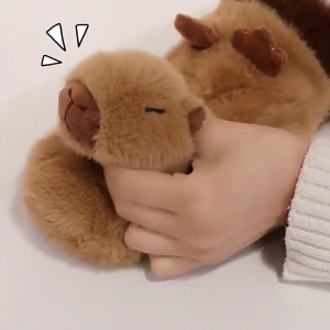 Cartoon Plush Gloves Full Finger Mitts Thickened Windproof Thermal Gloves Warm Snow Gloves for Students Winter Mittens