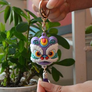 {Ready Stock}🔥新款New🔥 Chinese Style Lion Dance Keychain
