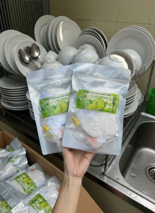 Bột Tự Pha Nước Rửa Chén 10 Lít Siêu Đặc Siêu Tiết Kiệm Hương Chanh Vàng