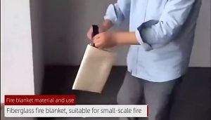 1pcs Blanket for safety Fiberglass Safety Fire Fighting Prevention for Kitchen/Home/Factory/Fireplace