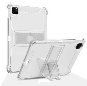 Tablet Case with S Pen Holder ✨ for Ipad 5th/6th/7th/8th/9th/10th/11th gen ipad mini 1/2/3/4/5 ipad pro/air ✨ Shockproof Clear Cover with Stand for Drawing Online Class Netflix Watching ✨ Ultra Clear Transparent