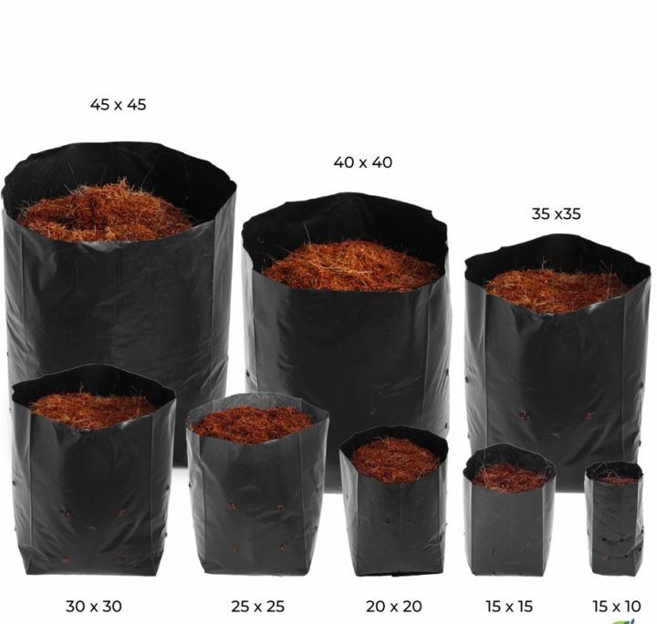 1 Pack Polybag Tanaman Polibag Tebal Kecil Sedang 15x10 20x15 20x20
