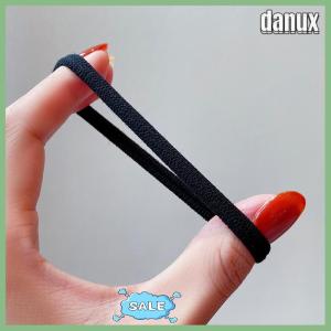 danux 50pcs Set Elastic Hair Bands Girls Hair Accessories Colorful Nylon Headband Kids Scrunchie Gift