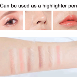 Gradient Eyeshadow Pen Non-stick Contour Colorfast Charming Easy to Use Transparent Everyday Life