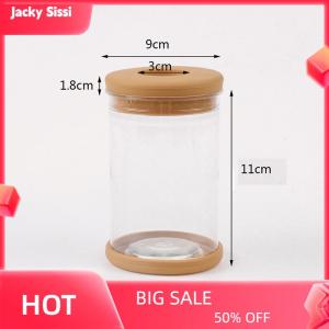 Jacky Transparent Flower Pot Hydroponic Automatic Water Absorption Plastic Flower Pot