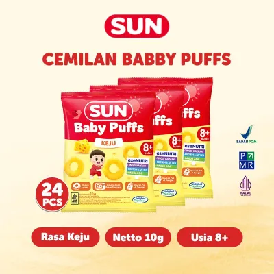 CTN - SUN Baby Puffs Keju Sachet 10 Gr