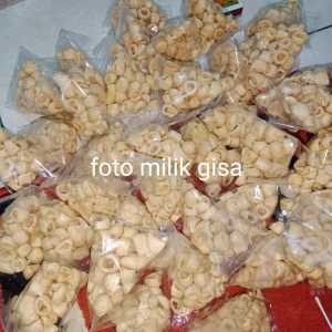 CEMILAN SNACK makaroni ring makaroni pipa cincin original pedas gurih