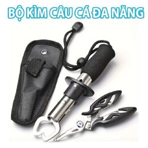 Combo kìm kẹp cá và kéo gỡ mồi đa năng – Tiện lợi bền bỉ cho mọi chuyến câu