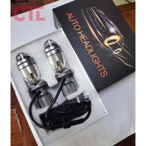 Đèn led bi cầu mini mắt ếch A82 Pro 12V-24V 2 màu Trắng (6000k)+vàng(3000K) phù hợp đi mọi thời tiết sương mù phá sương