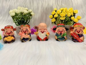 [HCM]Full set bộ 5 ông ngũ phúc thần tài ( Hình Thật )