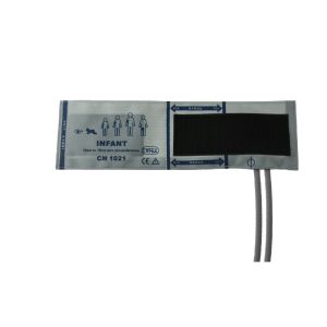 5size for Reusable NIBP Cuff Neonate/Infant/Child/Adult/Large AdultBlood Presure Cuff Double Tube Gray Nylon Cuffs  fou All Brands Patient Monitor