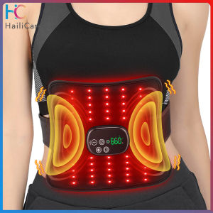 Hailicare Multifunctional Red Light Massage Pad with Digital Display Controller LED Red Light Therapy Massage Relieve Soreness Relax Body and Relieve Fatigue USB Charging