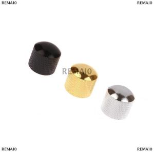 [COD] REMAI0 1Pc Metal Electric Bass Guitar Tone Volume Knob Potentiometer Hat Cap Guitar Parts Push Knob With Hole Guitar Accessories