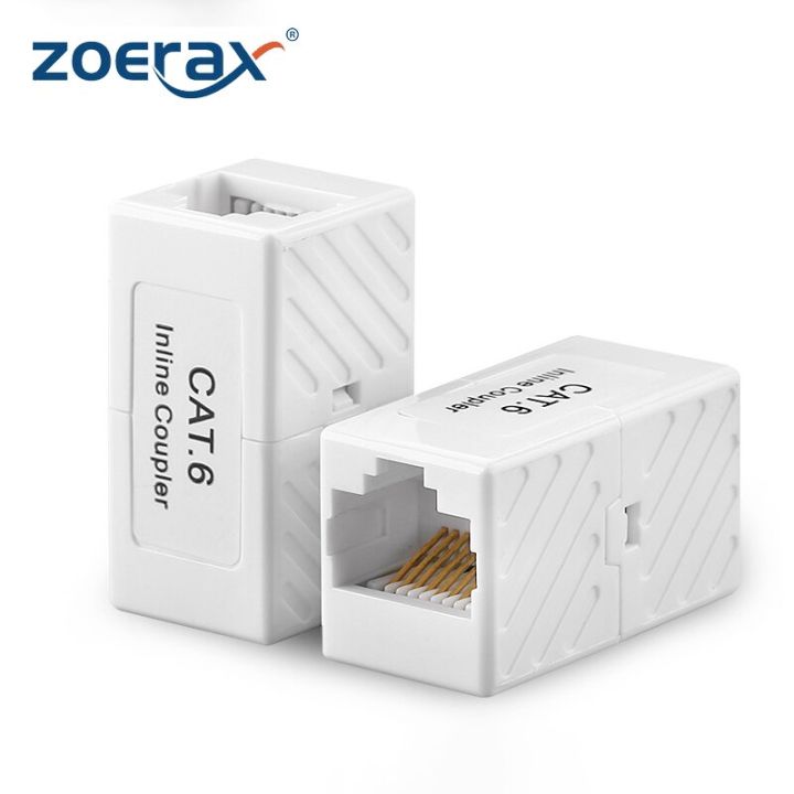 Zoerax 1 cái RJ45 CAT6 khớp nối nội tuyến Ethernet Coupler, Ethernet ...