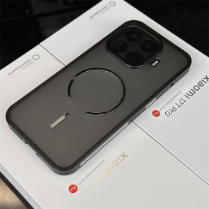 For Xiaomi 17T Case For Aluminium Alloy Metal Frame Matte Transparent Acrylic Cover For Mi 17 T 5G
