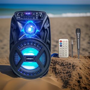 MKC KIMISO-3603 SPEAKER BLUETOOTH KARAOKE BESAR 3603 6.5 -INCH PORTABLE BLUETOOTH SPEAKER OUTDOOR MENERAPKAN AUDIO MIKROFON LAMPU LED LED PANGGUNG