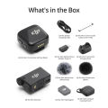 DJI Mic Mini Wireless Microphone Black ไมโครโฟนไร้สายขนาดเล็ก (ประกันศูนย์). 