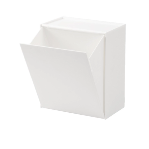 Mạnh mẽ Treo Tường Hộp lưu trữ Flips Nắp thiết kế tiết kiệm không gian tổ chức thuận tiện cho phụ kiện phòng tắm và nhiều hơn nữa