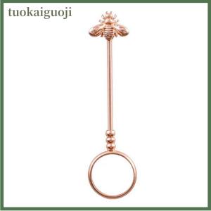 tuokaiguoji Bee Cigarette Holder Ring Rack Clip Metal Portable Cigarette Smoking Stand Finger Cilp Hand Clamp Cigarette Smoking Accessories