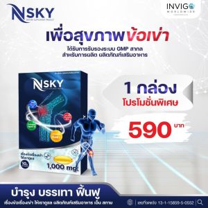 NSky เอ็นสกาย อาหารเสริมกระดูกและข้อ บำรุงข้อ บำรุงเข่า อาหารเสริมบำรุงข้อเข่าเสื่อม