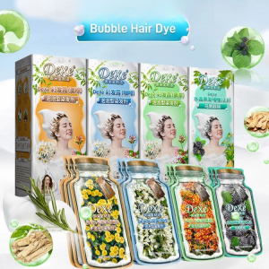 Dexe Botanical Gray Hair Covering Conditioning Bubble Color