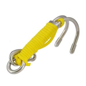 Stainless Steel Diving Double Reefs Hook Professional Dives Flows Hook For Scubas Safety Rope And Outdoor