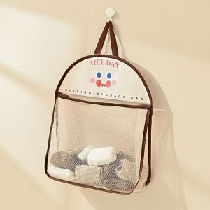 Cute Hanging Laundry Bags Mesh Underwear Socks Storage Hanging Bag Panties Hanging Net Pocket for Wardrobe Dormitory Bedside Storage Organizer