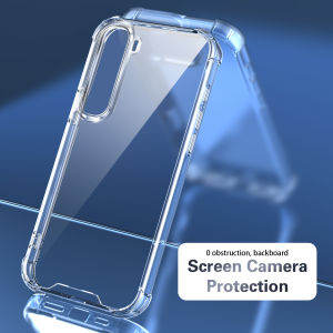 Infinix Hot 60Pro Four-Corners Shockproof Casing For Infinix Hot 60 Pro Plus Hot60 ProPlus 4G 60i hot60i 4G Transparent Phone Case Soft TPU+PC Drop Protection Clear Hard Back Cover
