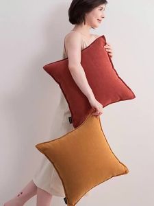 2026 New Model Large Sofa Cushion Cover (without insert) - Backrest Pillow Cover for Living Room