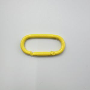 Multi-Color Metal Oval Carabiner Clips Lightweight Spring Snap Hook Key Ring Holder DIY Bag Crafts Accessories