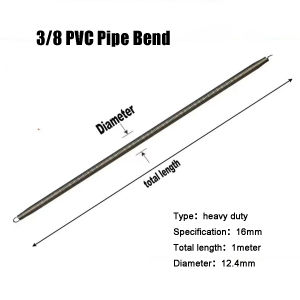 Manual Pipe Bender Machine 1-Meter Extra Long Thickned Spring PVC Water Electricity Bending Tool