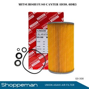 UNION ASAHI MISTUBISHI FUSO CANTER 4D30 6DR5 6DR51 OIL FILTER GO-308 31440-12030