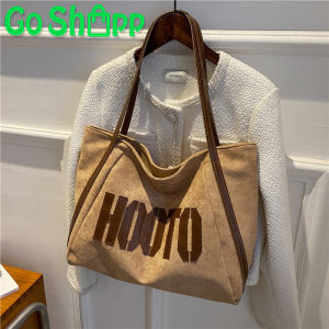 Tote Bag Corduroy Aesthetic Wanita Import Fashion Korea Style Terbaru - Tas Bahu Shoulder Bag Wanita Kekinian TE12