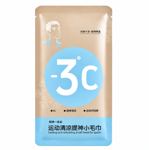 [LOCAL STOCK-Deliver in 1-3 days] Individual Pack Instant Cooling Sports Towel -3℃ Ice Cold Sweat Wipe Refreshing Neck Hanging Cool Cloth Portable Disposable Cooling Wipes for Outdoor Gym Running Fishing
