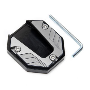 Motorcycle Foot Side Stand Pad Plate Kickstand CNC Aluminum Anti-Slip Side Stand Sidestand Cover