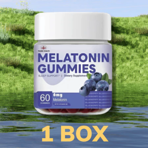 Yiling Melatonin Gummies Buy 1 Get 1 - Supports Restful Sleep and Stress Relief with Vitamin B6 and L-Theanine 60 Pcs