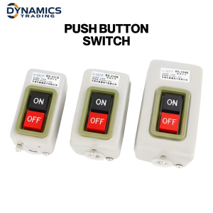 CNAOM Push Button Power Start Switch – AC380V 10A–20A 1.5kW / 2.2kW / 7.5kW Rated Industrial Control Switch