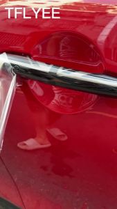 KuLeyp The Black Flag Exterior Decoration Car Door Handle Cover Stickers ForCooper S JCW F56 Hatchback F57 Auto Accessories