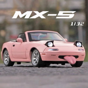 Quy Mô 1:32 Mazda MX-5 xe hợp kim Mô Hình Xe mô hình đúc Âm Thanh Ánh Sáng Xe Những Người Yêu Thích Bộ Sưu Tập Trẻ Em Món Quà Sinh Nhật Kim Loại Đồ chơi bé trai