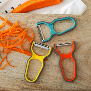 3pcs Peeler Home Kitchen Vegetable Scraper Fruit Potato Stainless Non-slip Peeling Tool